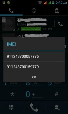 SIM IMEI NUMBER