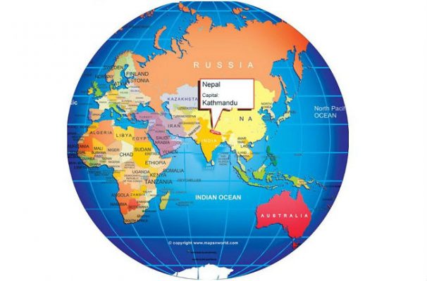 Map Of Nepal Where Is Nepal Nepal And Its Location Mero Kalam Map Of Nepal 