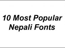 Popular Nepali Fonts