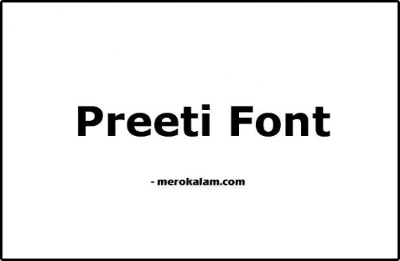 Download Preeti font