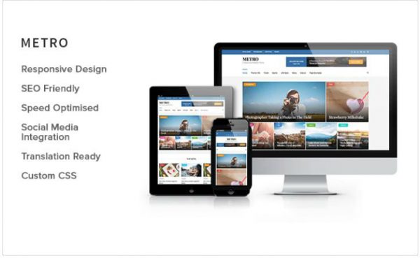 Metro WordPress blogging themes