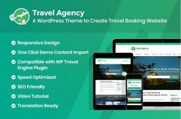 Travel Agency wordpress blogging themes