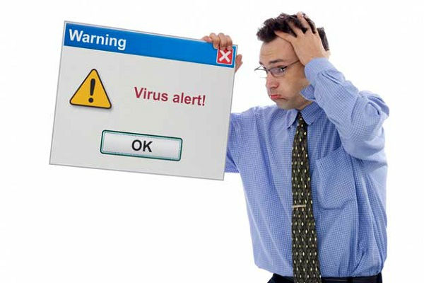 Virus attack while online shopping